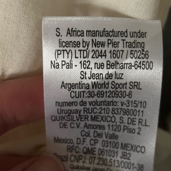 Roxy | Off-White | Embroidered | Keyhole Button | Geo Print | Flowy Top | L - Picture 10 of 14